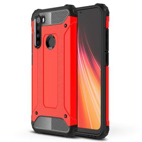 Microsonic Xiaomi Redmi Note 8T Rugged Armor Kırmızı Cep Telefonu Kılıfı
