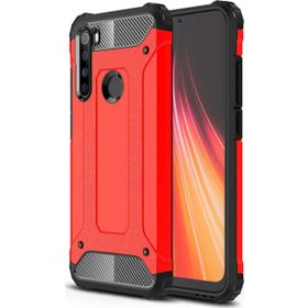 Microsonic Xiaomi Redmi Note 8T Rugged Armor Kırmızı Cep Telefonu Kılıfı