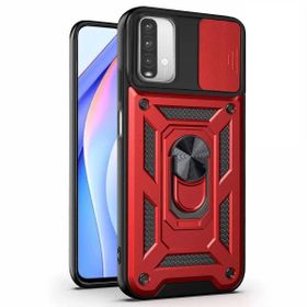 Microsonic Xiaomi Redmi Note 9 4G Impact Resistant Kırmızı Cep Telefonu Kılıfı