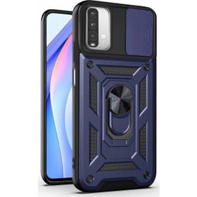 Microsonic Xiaomi Redmi Note 9 4G Impact Resistant Lacivert Cep Telefonu Kılıfı