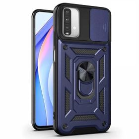 Microsonic Xiaomi Redmi Note 9 4G Impact Resistant Lacivert Cep Telefonu Kılıfı