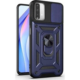 Microsonic Xiaomi Redmi Note 9 4G Impact Resistant Lacivert Cep Telefonu Kılıfı
