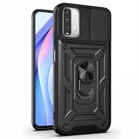 Microsonic Xiaomi Redmi Note 9 4G Impact Resistant Siyah Cep Telefonu Kılıfı