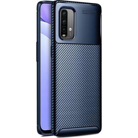 Microsonic Xiaomi Redmi Note 9 4G Legion Series Lacivert Cep Telefonu Kılıfı