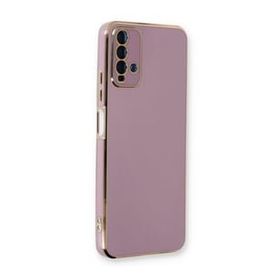 Microsonic Xiaomi Redmi Note 9 4G Olive Plated Lila Cep Telefonu Kılıfı