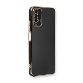 Microsonic Xiaomi Redmi Note 9 4G Olive Plated Siyah Cep Telefonu Kılıfı