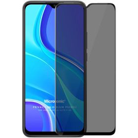 Microsonic Xiaomi Redmi Note 9 4G Privacy 5D Gizlilik Filtreli Siyah Cam Ekran Koruyucu