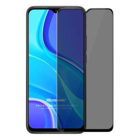 Microsonic Xiaomi Redmi Note 9 4G Privacy 5D Gizlilik Filtreli Siyah Cam Ekran Koruyucu