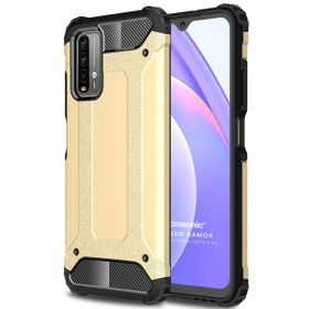 Microsonic Xiaomi Redmi Note 9 4G Rugged Armor Gold Cep Telefonu Kılıfı