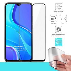 Microsonic Xiaomi Redmi Note 9 4G Seramik Matte Flexible Siyah Ekran Koruyucu