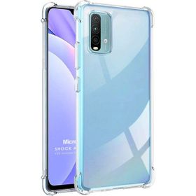 Microsonic Xiaomi Redmi Note 9 4G Shock Absorbing Şeffaf Cep Telefonu Kılıfı