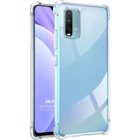 Microsonic Xiaomi Redmi Note 9 4G Shock Absorbing Şeffaf Cep Telefonu Kılıfı