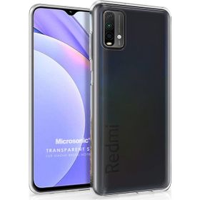 Microsonic Xiaomi Redmi Note 9 4G Transparent Soft Beyaz Cep Telefonu Kılıfı