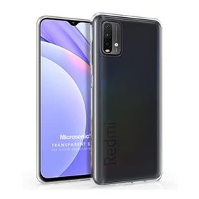 Microsonic Xiaomi Redmi Note 9 4G Transparent Soft Beyaz Cep Telefonu Kılıfı