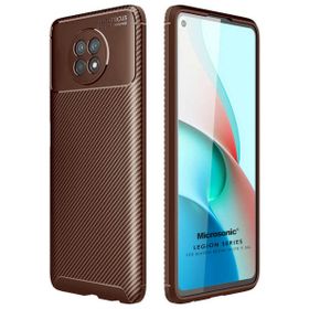 Microsonic Xiaomi Redmi Note 9 5G Legion Series Kahverengi Cep Telefonu Kılıfı