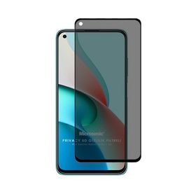 Microsonic Xiaomi Redmi Note 9 5G Privacy 5D Gizlilik Filtreli Siyah Cam Ekran Koruyucu
