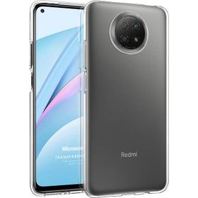 Microsonic Xiaomi Redmi Note 9 5G Transparent Soft Beyaz Cep Telefonu Kılıfı