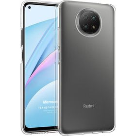 Microsonic Xiaomi Redmi Note 9 5G Transparent Soft Beyaz Cep Telefonu Kılıfı