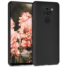 Microsonic Xiaomi Redmi Note 9 Matte Silicone Siyah Kılıf
