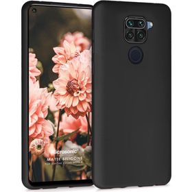 Microsonic Xiaomi Redmi Note 9 Matte Silicone Siyah Kılıf