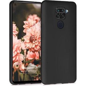 Microsonic Xiaomi Redmi Note 9 Matte Silicone Siyah Kılıf