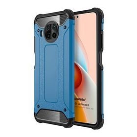 Microsonic Xiaomi Redmi Note 9 Pro 5G Rugged Armor Mavi Cep Telefonu Kılıfı