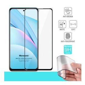 Microsonic Xiaomi Redmi Note 9 Pro 5G Seramik Matte Flexible Siyah Ekran Koruyucu
