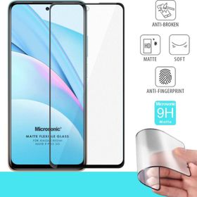 Microsonic Xiaomi Redmi Note 9 Pro 5G Seramik Matte Flexible Siyah Ekran Koruyucu