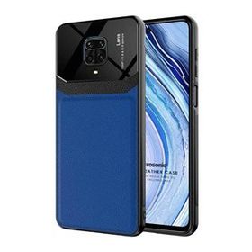 Microsonic Xiaomi Redmi Note 9 Pro Max Kılıf Uniq Leather Lacivert Cep Telefonu Kılıfı
