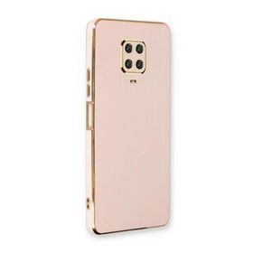Microsonic Xiaomi Redmi Note 9 Pro Max Olive Plated Pembe Kılıf