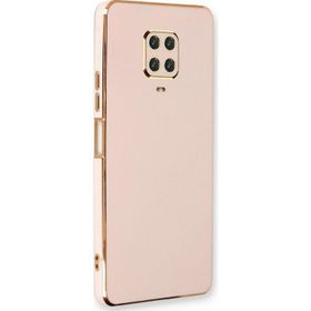 Microsonic Xiaomi Redmi Note 9 Pro Max Olive Plated Pembe Kılıf