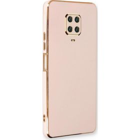 Microsonic Xiaomi Redmi Note 9 Pro Max Olive Plated Pembe Kılıf