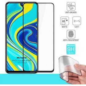 Microsonic Xiaomi Redmi Note 9 Pro Max Seramik Matte Flexible Siyah Ekran Koruyucu