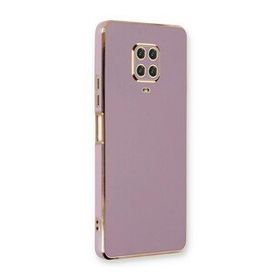 Microsonic Xiaomi Redmi Note 9 Pro Olive Plated Lila Kılıf
