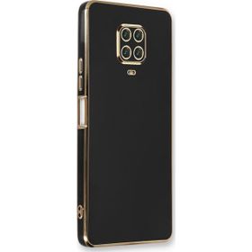 Microsonic Xiaomi Redmi Note 9 Pro Olive Plated Siyah Kılıf