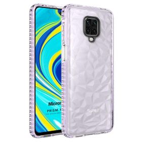 Microsonic Xiaomi Redmi Note 9 Pro Prism Hybrid Mor Cep Telefonu Kılıfı