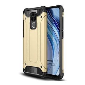 Microsonic Xiaomi Redmi Note 9 Rugged Armor Gold Cep Telefonu Kılıfı