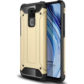 Microsonic Xiaomi Redmi Note 9 Rugged Armor Gold Cep Telefonu Kılıfı