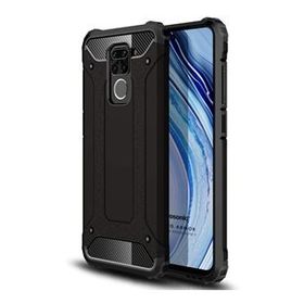 Microsonic Xiaomi Redmi Note 9 Rugged Armor Siyah Kılıf