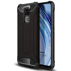 Microsonic Xiaomi Redmi Note 9 Rugged Armor Siyah Kılıf