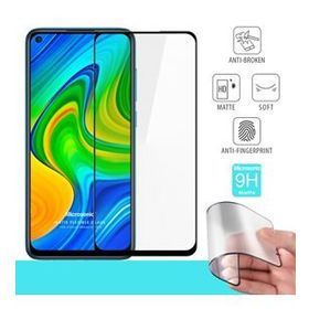 Microsonic Xiaomi Redmi Note 9 Seramik Matte Flexible Siyah Ekran Koruyucu