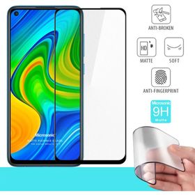 Microsonic Xiaomi Redmi Note 9 Seramik Matte Flexible Siyah Ekran Koruyucu
