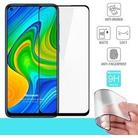 Microsonic Xiaomi Redmi Note 9 Seramik Matte Flexible Siyah Ekran Koruyucu