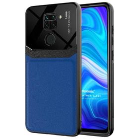Microsonic Xiaomi Redmi Note 9 Uniq Leather Lacivert Cep Telefonu Kılıfı