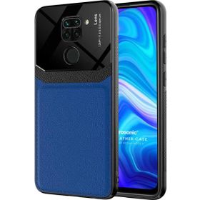 Microsonic Xiaomi Redmi Note 9 Uniq Leather Lacivert Cep Telefonu Kılıfı