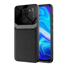 Microsonic Xiaomi Redmi Note 9 Uniq Leather Siyah Cep Telefonu Kılıfı