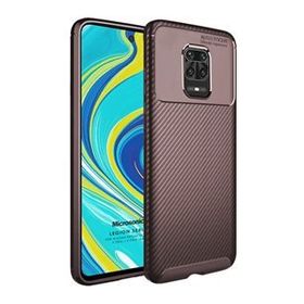 Microsonic Xiaomi Redmi Note 9S Legion Series Kahverengi Cep Telefonu Kılıfı