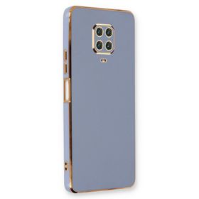 Microsonic Xiaomi Redmi Note 9S Olive Plated Lavanta Grisi Kılıf