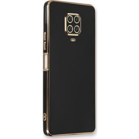 Microsonic Xiaomi Redmi Note 9S Olive Plated Siyah Kılıf