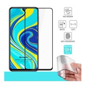 Microsonic Xiaomi Redmi Note 9S Seramik Matte Flexible Siyah Ekran Koruyucu